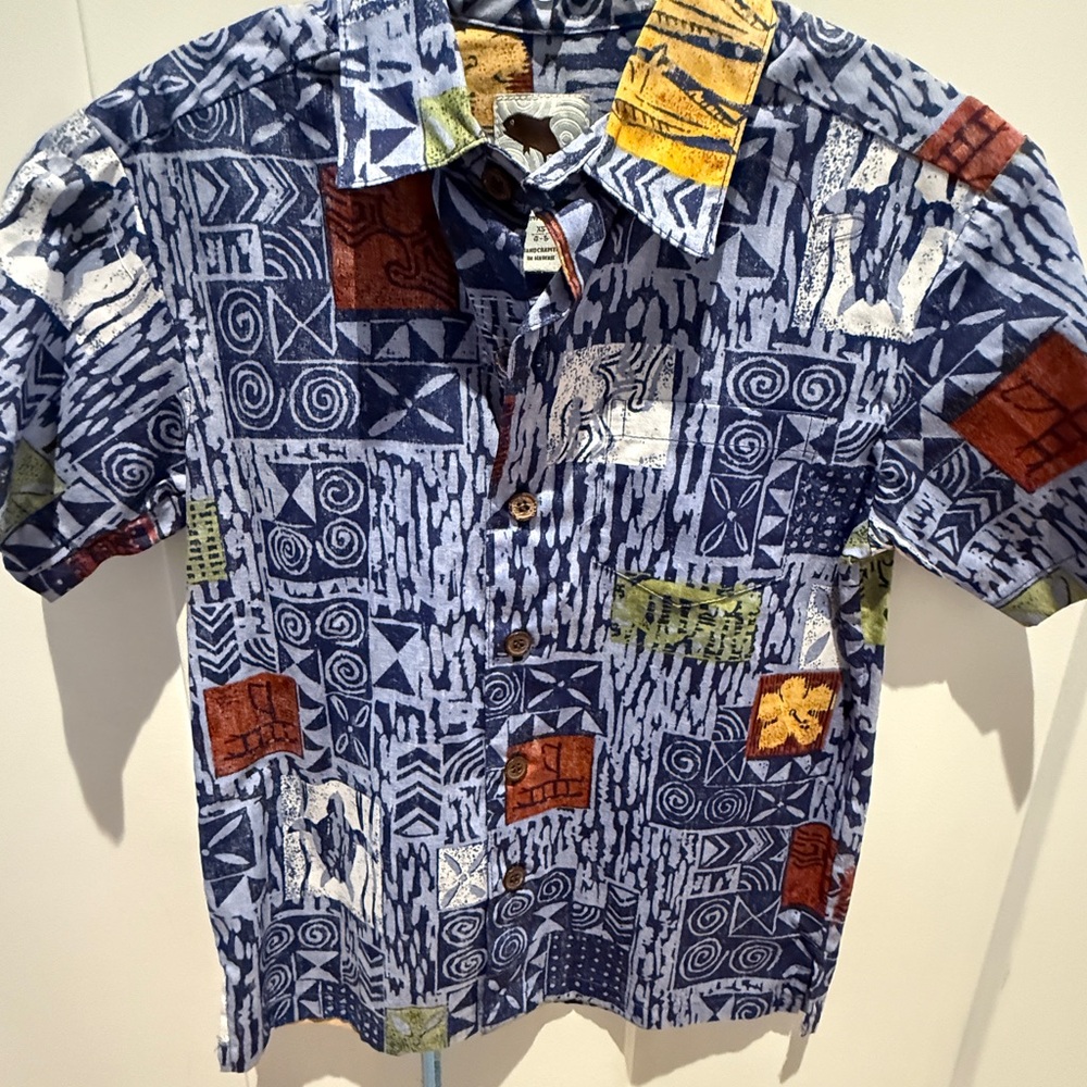 Boys Blue Hawaiian Shirt from Hawaii